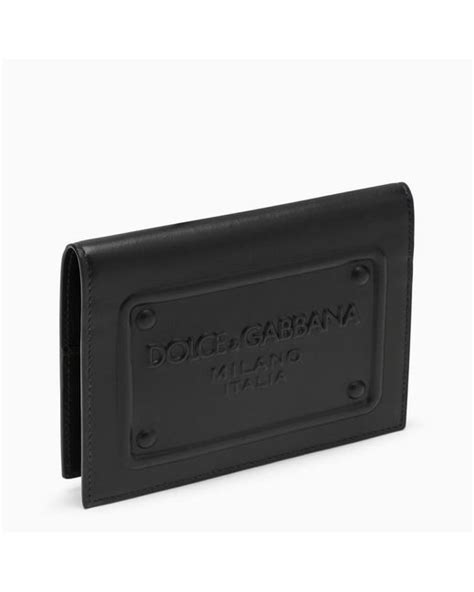 dolce gabbana passport holder|dolce and gabbana men wallet.